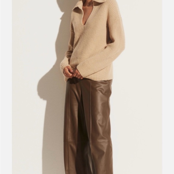 VINCE V-Neck Collared Sweater - Picture 3 of 10